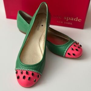 Kate Spade Watermelon Flats New in Box